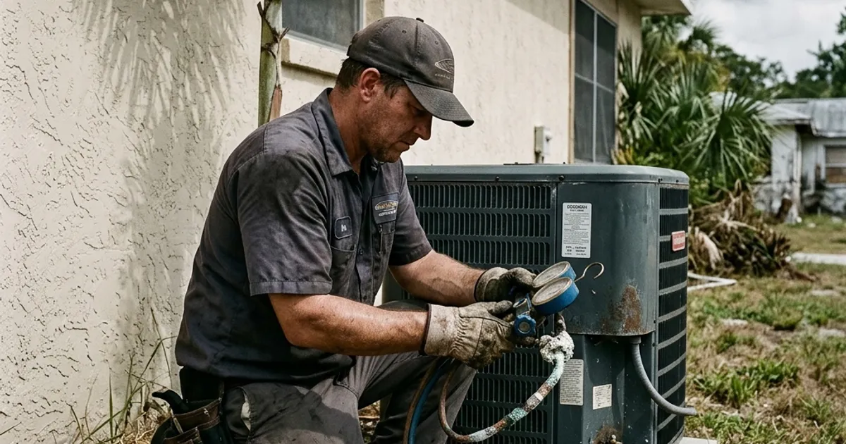 AC Repair Market in Tampa FL — How Salt Air Shrinks Every Sales Cycle