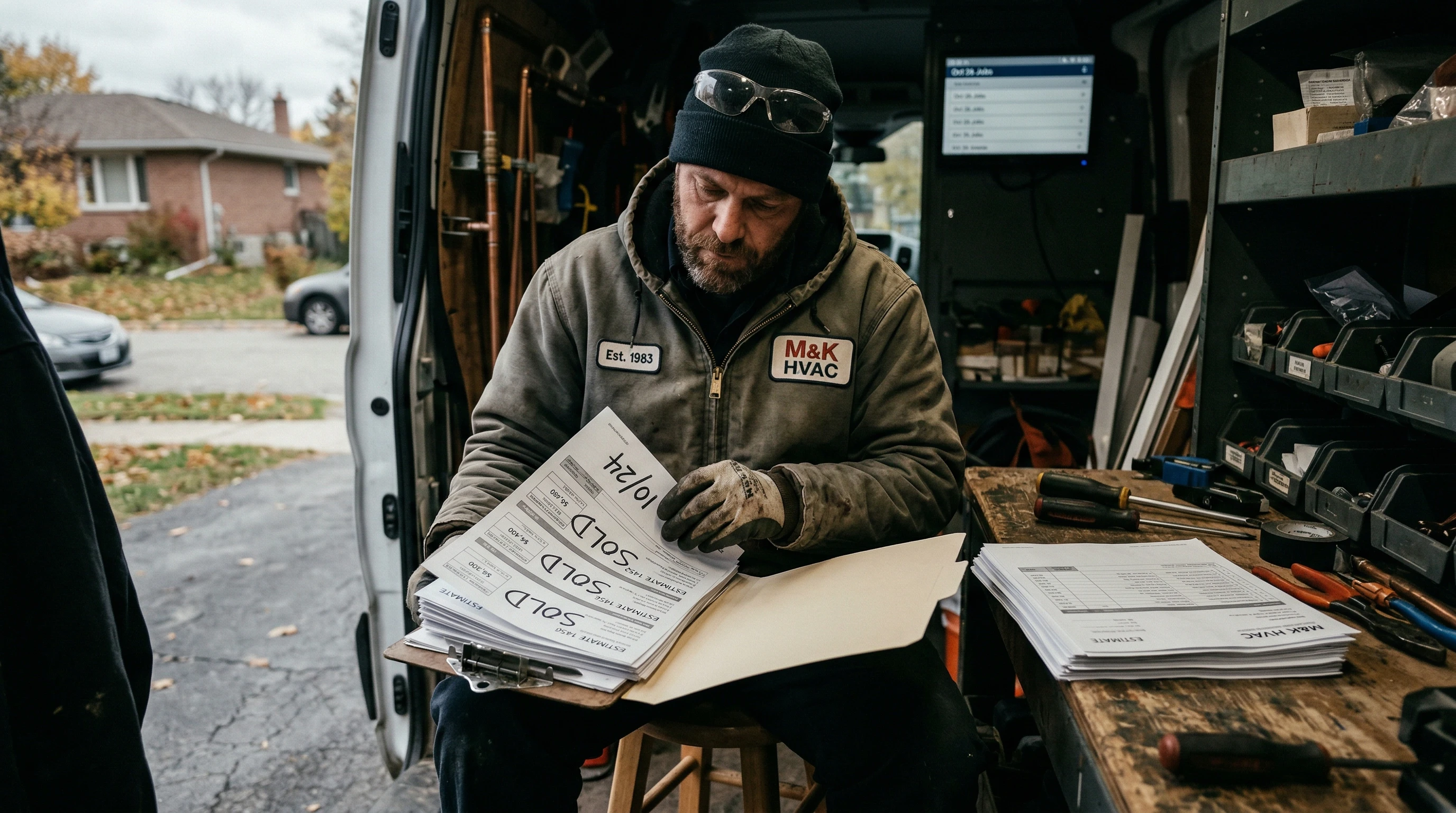 HVAC Close Rate Benchmarks — Service Calls, Estimates, and Replacements
