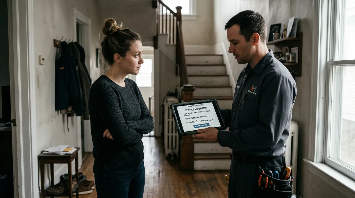HVAC Maintenance Agreement Attach Rate Benchmarks by Technician and Call Type